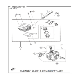 AJUSTADOR DO TENSOR DA CORRENTE DE COMANDO DO MOTOR - SPORT ESD