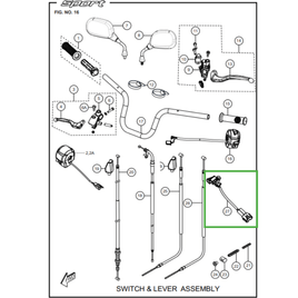 INTERRUPTOR DE EMBREAGEM - SPORT ESD