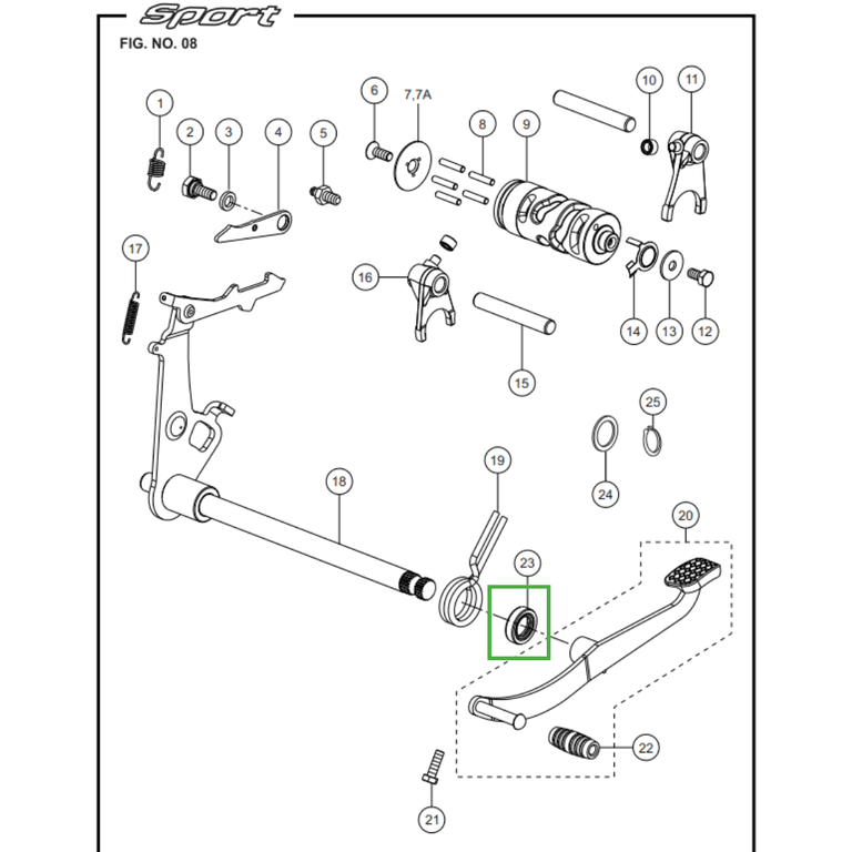 Vtcsbtページ RETENTOR DO EIXO DE PEDAL DE CÂMBIO 12X22X7 | FastStore PDP