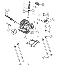 PARAFUSO FIXAÇÃO CABEÇOTE / BLOCO DO CILINDRO / RETIFICADOR - Sport KS/ESD