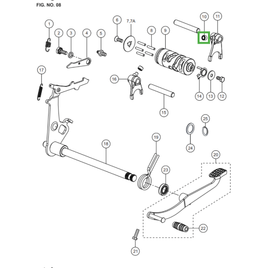 ESPAÇADOR DO GARFO SELETOR DE MARCHAS - Sport KS/ESD