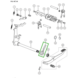 MOLA DE AÇO HELICOIDAL CILIND DO EIXO SELETOR - Sport KS/ESD