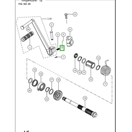 ESFERA DO PEDAL DE PARTIDA - Sport KS/ESD