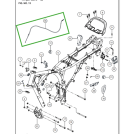 CABO DO FREIO DIANTEIRO - SPORT ESD