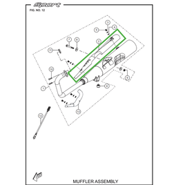 PROTETOR DO ESCAPAMENTO ORIGINAL - SPORT KS/ESD