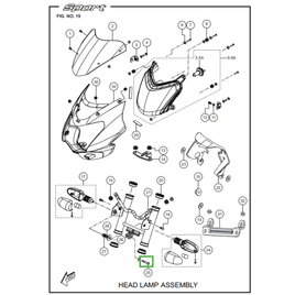 PARAF SEXT M6X38 8.8 ZNB
