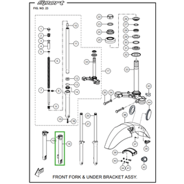 TUBO EXTERNO ESQUERDO DA BENGALA - Sport KS