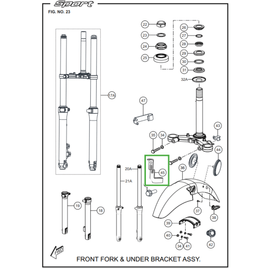BRAÇADEIRA PARA MANGUEIRA DE FREIO - SPORT ESD