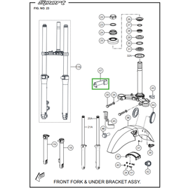 ABRAÇADEIRA PARA MANGUEIRA DE FREIO - SPORT ESD