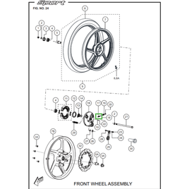 PINHÃO DO VELOCIMETRO - Sport KS