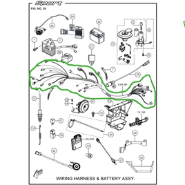 CHICOTE PRINCIPAL COMPLETO - Sport KS