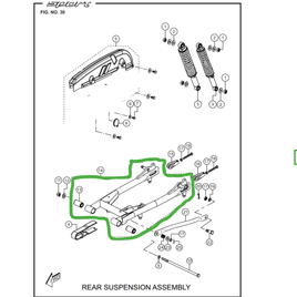 GARFO TRASEIRO COMPLETO - SPORT KS/ESD