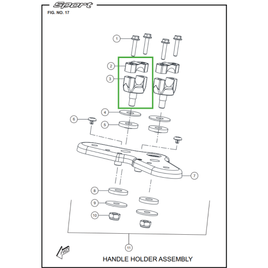 Kit Suporte Inferior e Superior do Guidão Sport - Sport KS/ESD